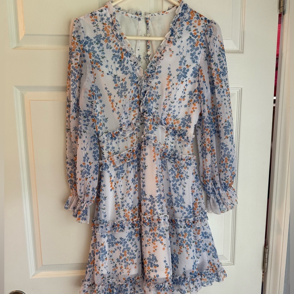 Floral Ruffle Dress